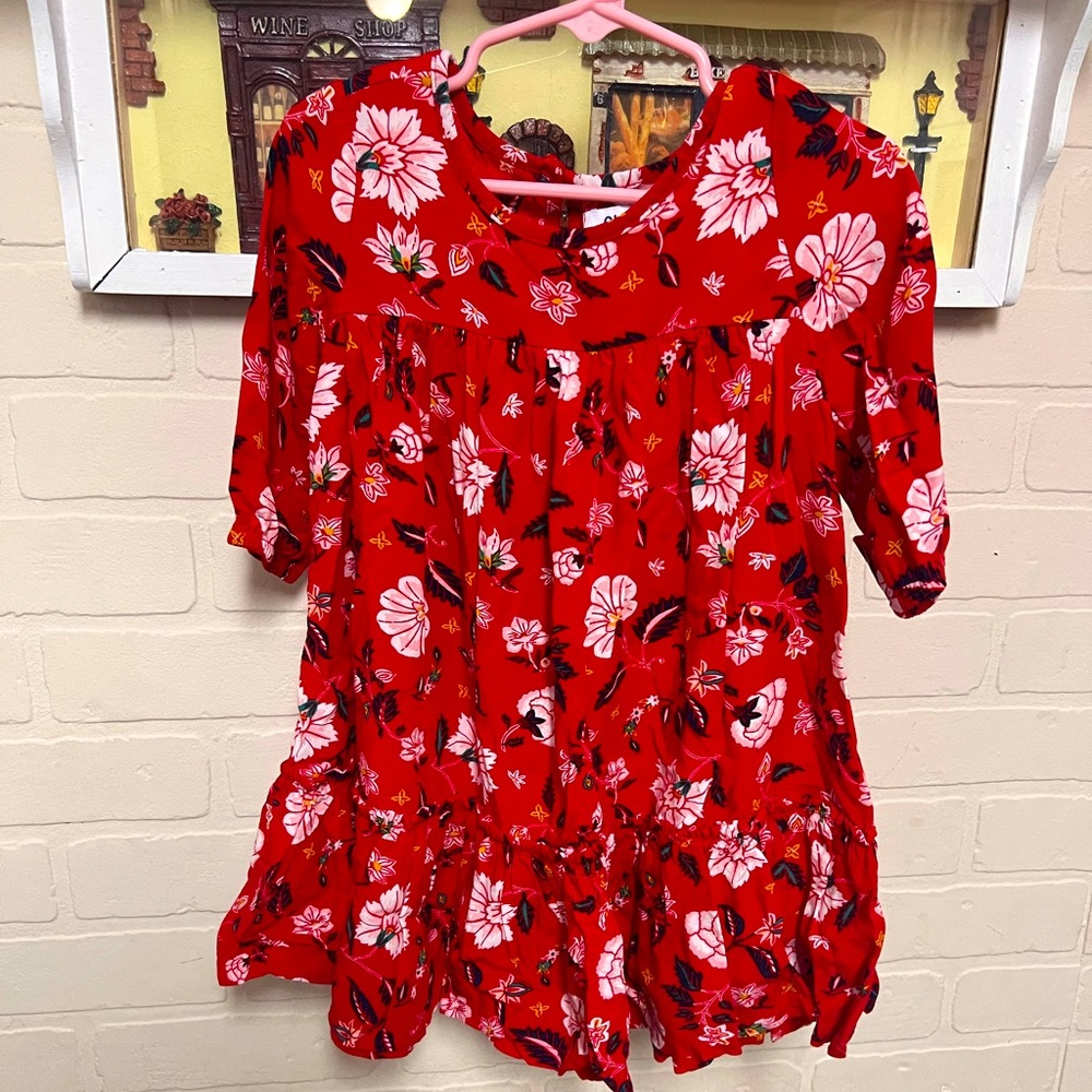 Old navy dress 3T red